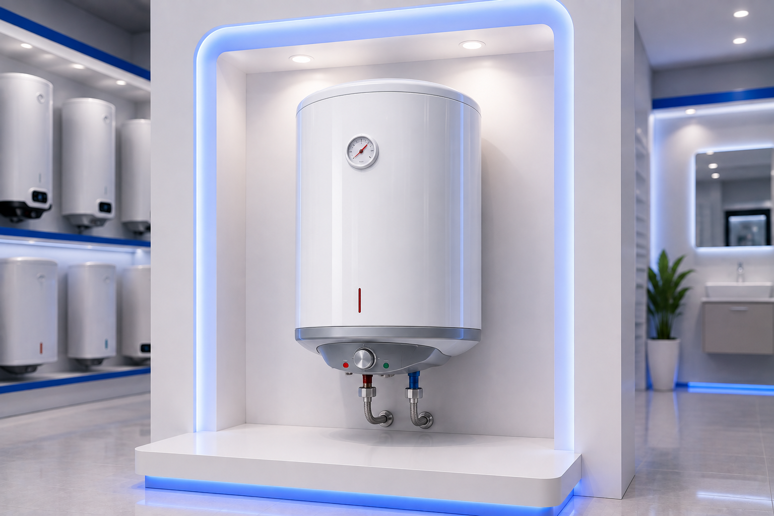 Wall mounted water heater