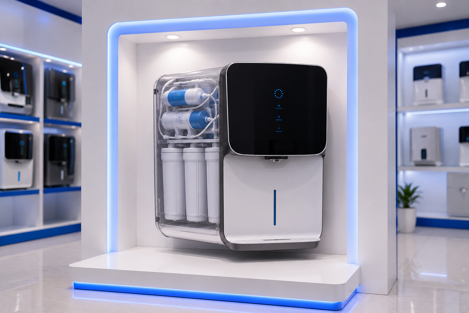 Wall mounted water purifier